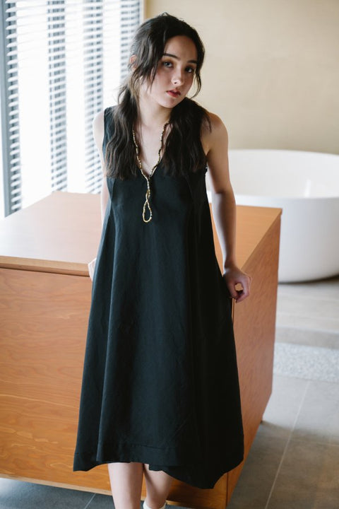 V-neck One-piece