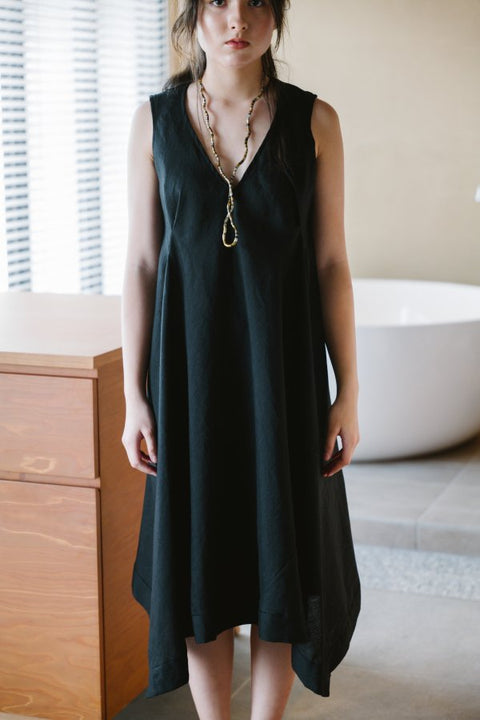 V-neck One-piece