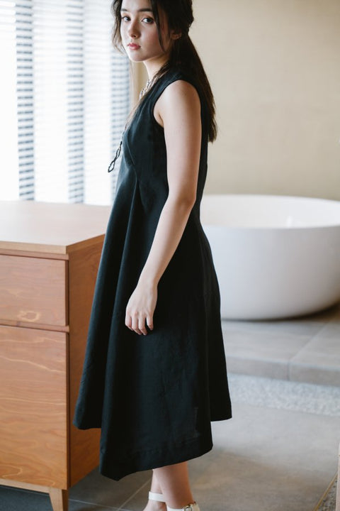 V-neck One-piece