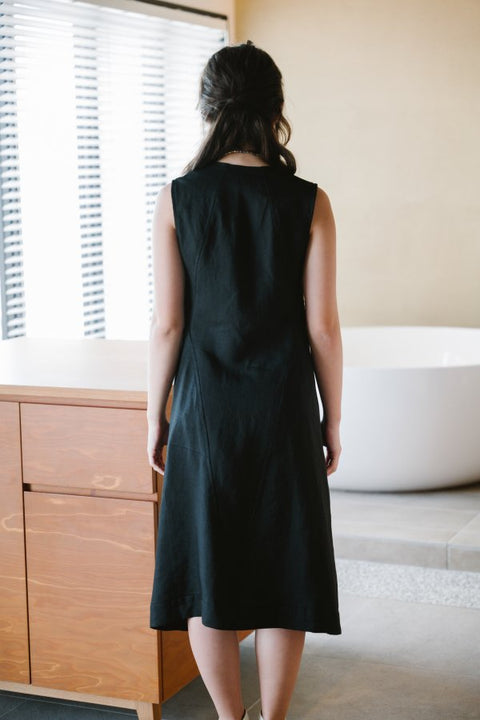 V-neck One-piece