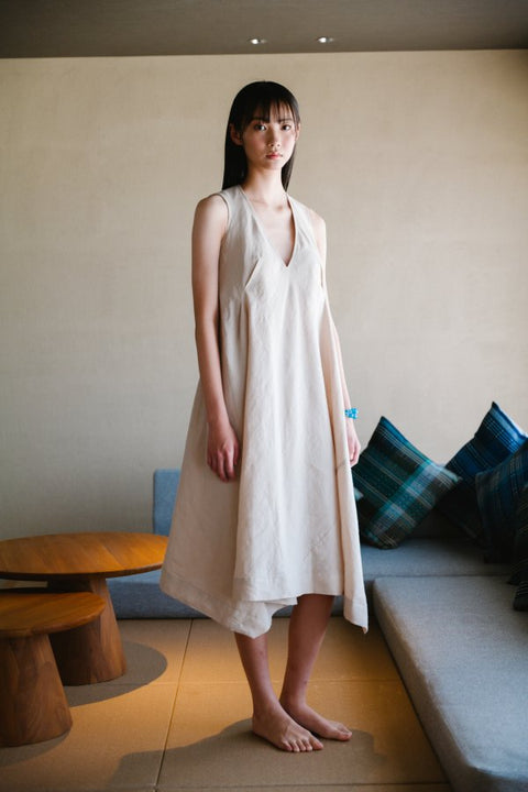 V-neck One-piece