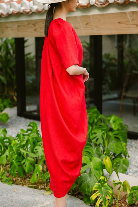 Side drape onepiece