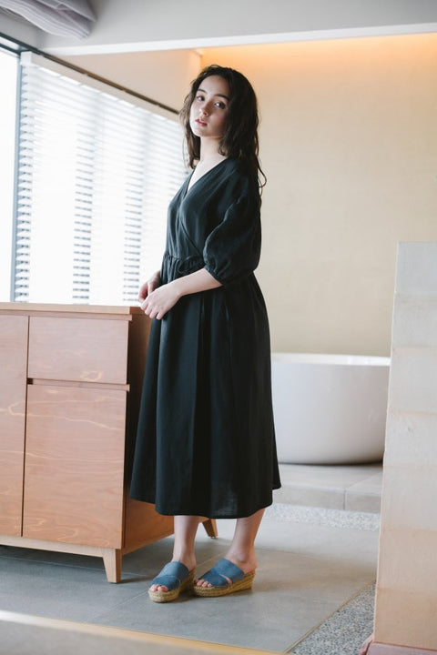 Puff sleeve onepiece