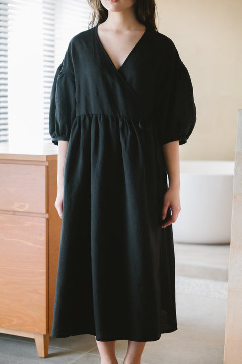 Puff sleeve onepiece