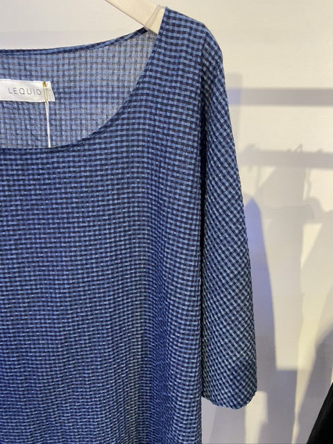 琉球藍Flare sleeve shirt