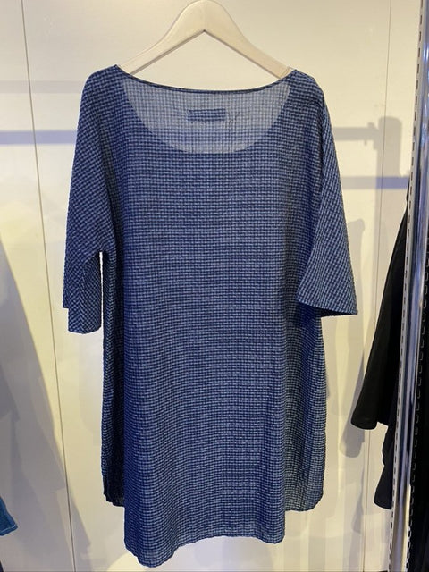 琉球藍Flare sleeve shirt