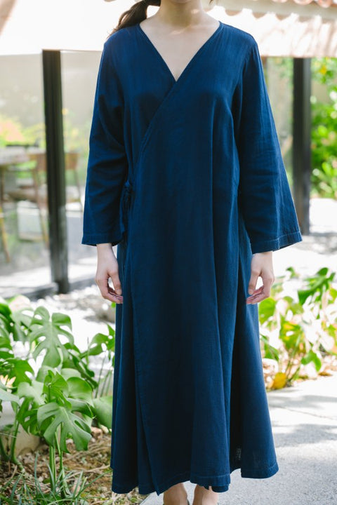 琉球藍Gown Onepiece