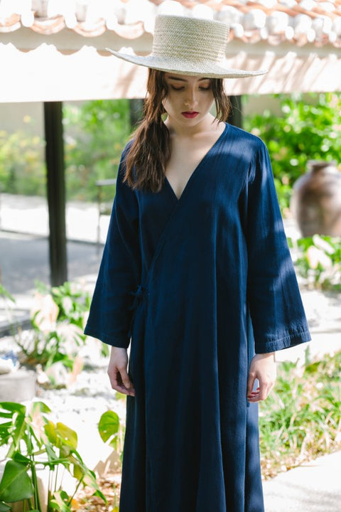 琉球藍Gown Onepiece