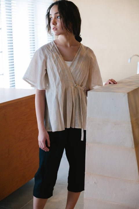 Wrap raglan Tops