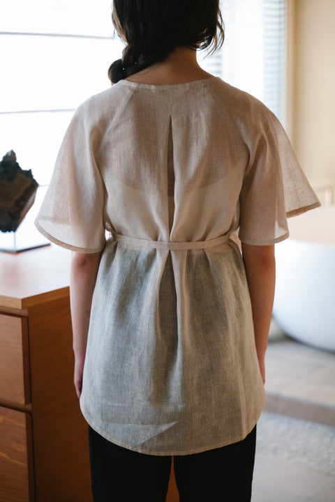 Wrap raglan Tops