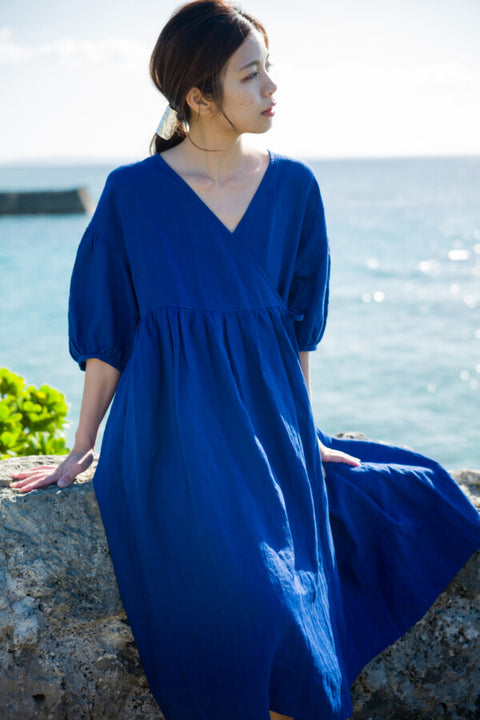 Puff sleeve onepiece