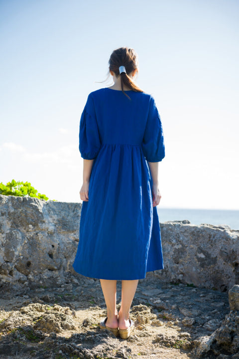 Puff sleeve onepiece