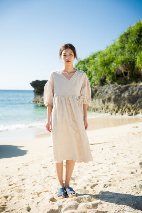 Puff sleeve onepiece