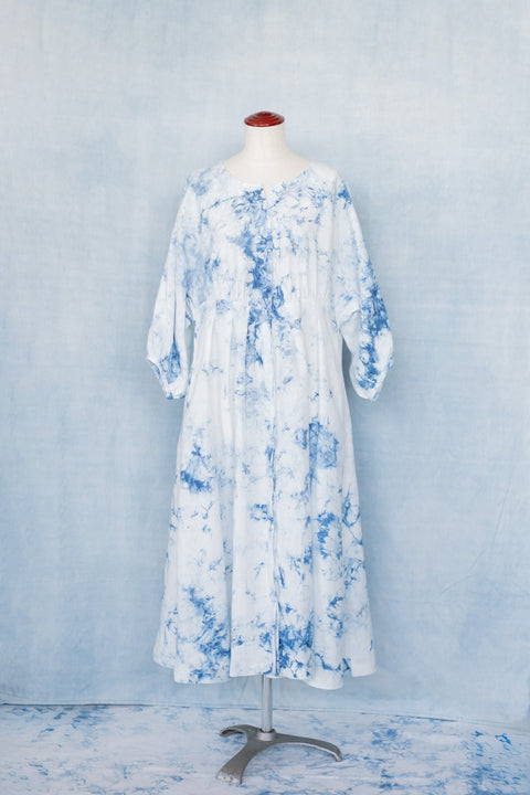 琉球藍 FLYFRONT ONEPIECE