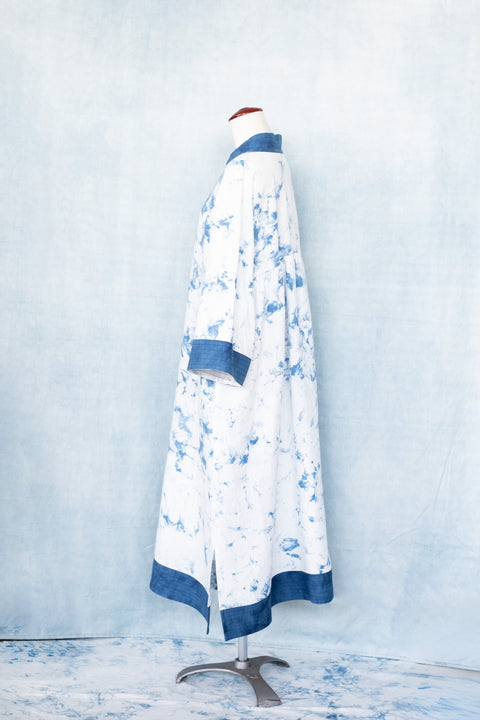 琉球藍 STITCH ONEPIECE/TYE-DYE