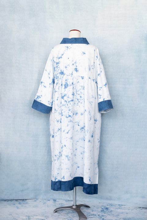 琉球藍 STITCH ONEPIECE/TYE-DYE