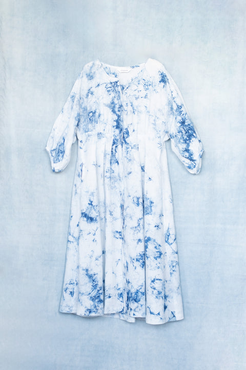 琉球藍 FLYFRONT ONEPIECE