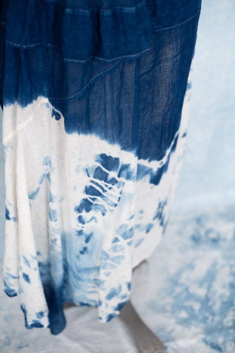 琉球藍 Yacht Onepiece (絞り染)