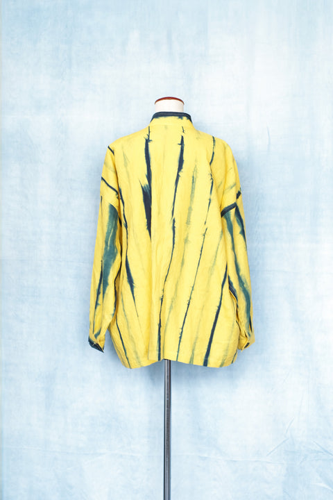 STAND COLLAR JK UNISEX (カラーリネン×STRIPE)