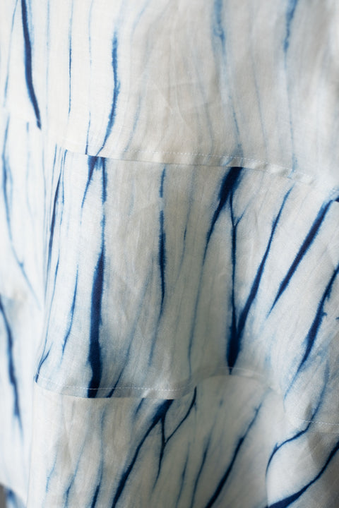 琉球藍 TIERD FLARE TOPS /さざなみ