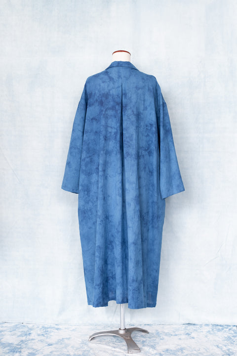 琉球藍 Shirt onepiece /TYE-DYE