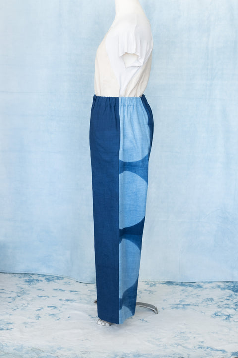 琉球藍 Easy Pants (一部丸柄)