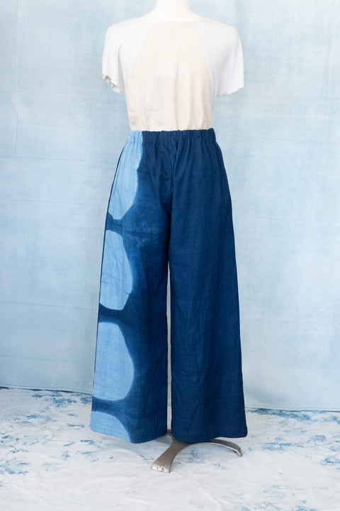 琉球藍 Easy Pants (一部丸柄)