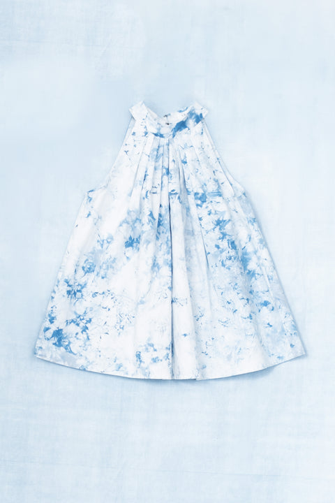 琉球藍 HALTER NECK TOPS /TYE-DYE