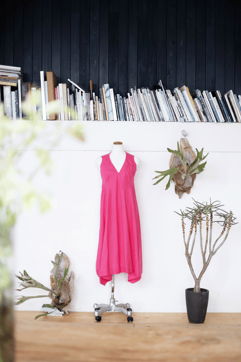 V-neck One-piece