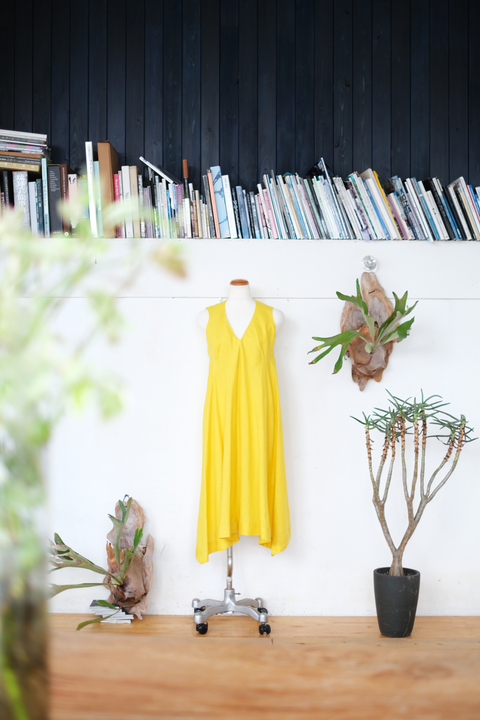 V-neck One-piece