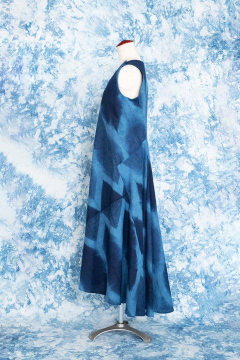 琉球藍 Machi Dress2 (板染め)