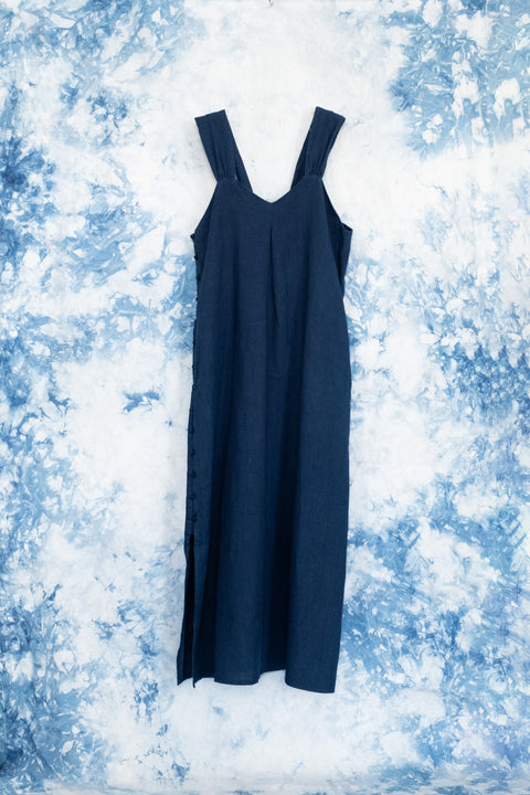 琉球藍Side button onepiece