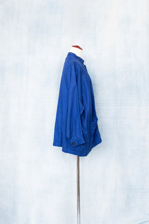 STAND COLLAR JK (厚手リネン)