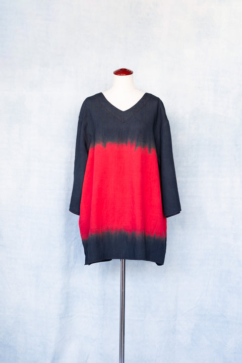 琉球藍 SMOCK (カラーリネン)