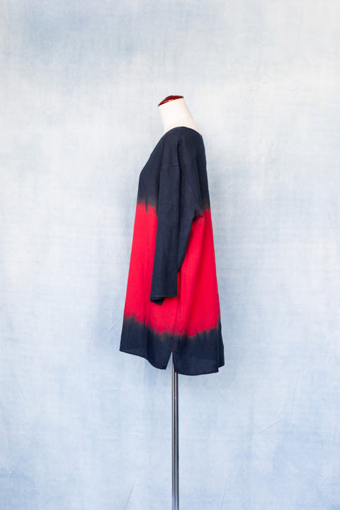 琉球藍 SMOCK (カラーリネン)