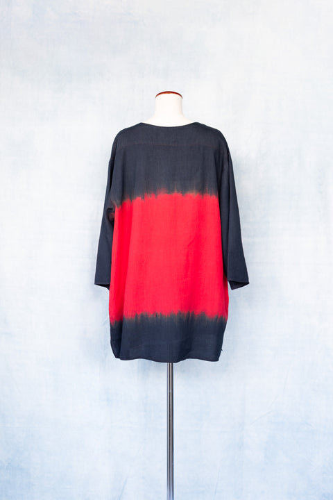 琉球藍 SMOCK (カラーリネン)