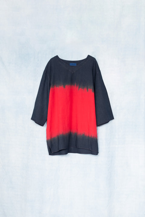 琉球藍 SMOCK (カラーリネン)