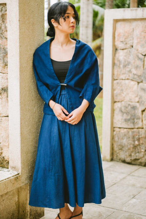 琉球藍 Escargot Skirt