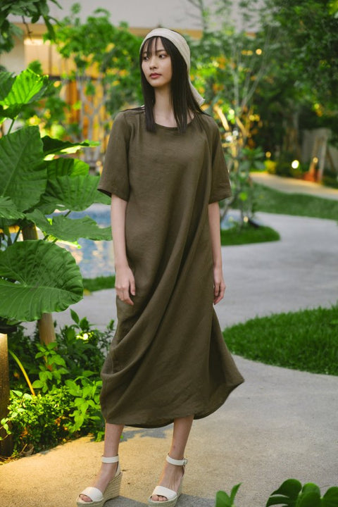 Side drape onepiece