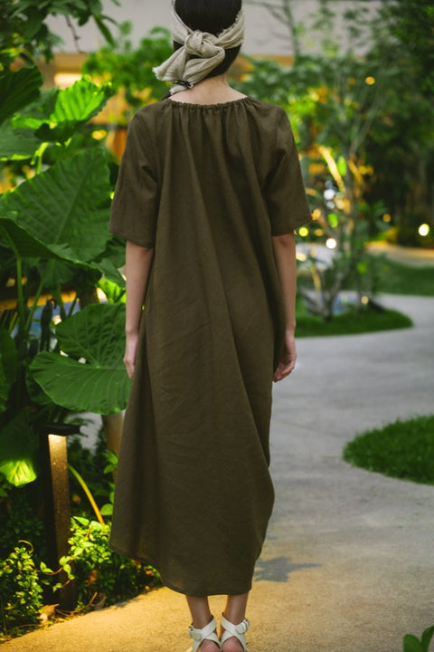 Side drape onepiece