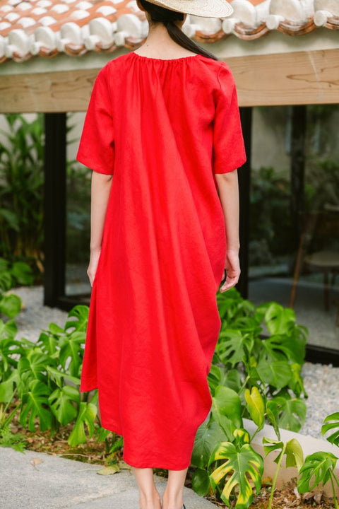 Side drape onepiece