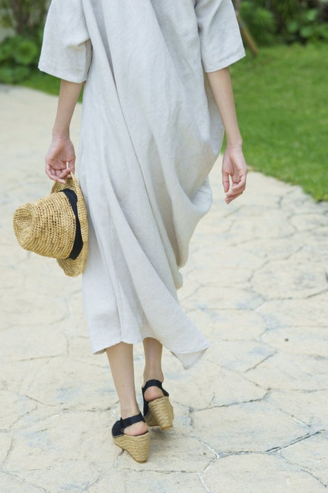 Side drape onepiece