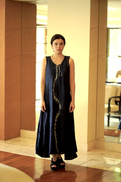 琉球藍　雷響Machi dress2