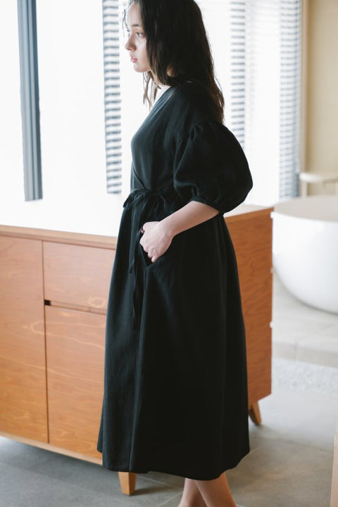 Puff sleeve onepiece