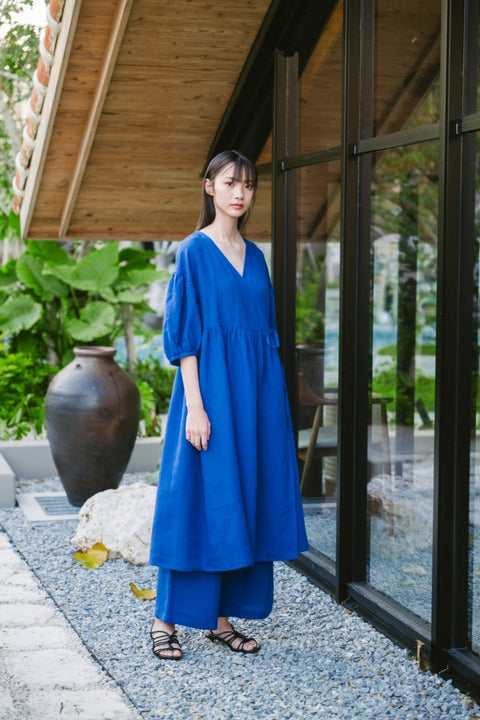 Puff sleeve onepiece