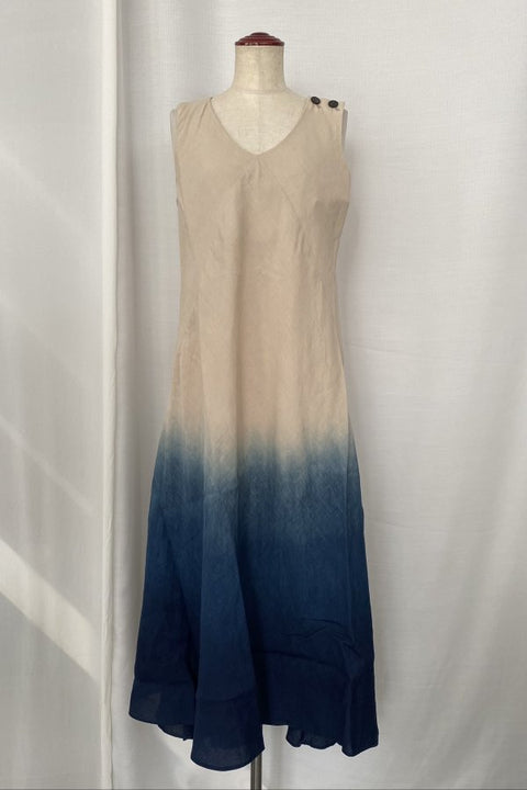 琉球藍 Machi dress2