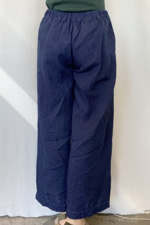 琉球藍 Easy pants
