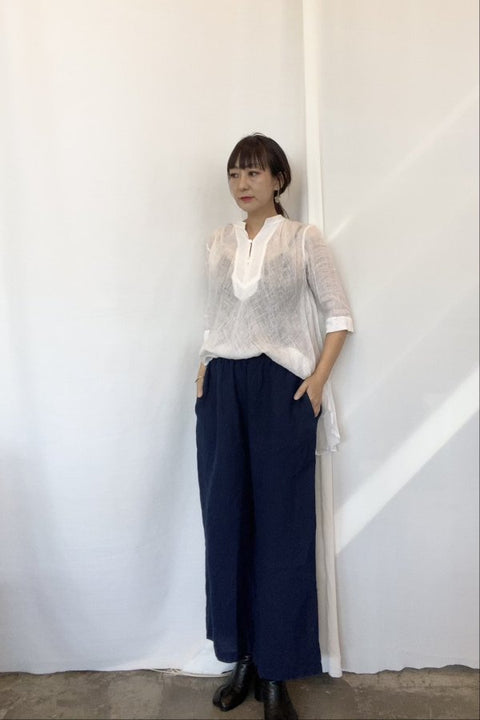 琉球藍 Easy pants