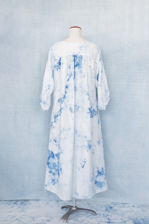 琉球藍 FLYFRONT ONEPIECE