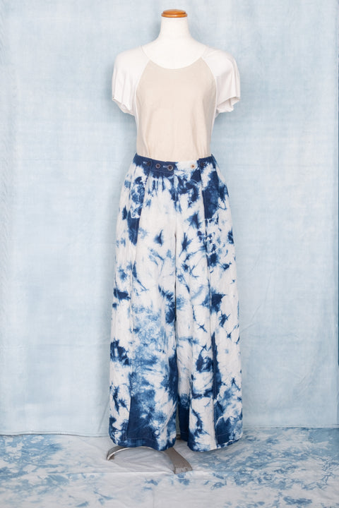 琉球藍 WRAP PANTS /TYE-DYE